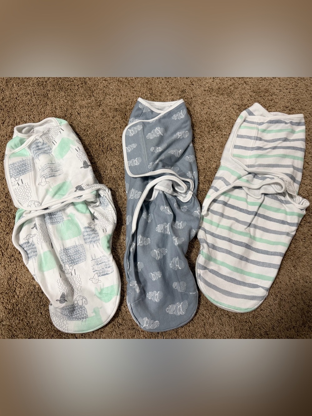 Velcro swaddles